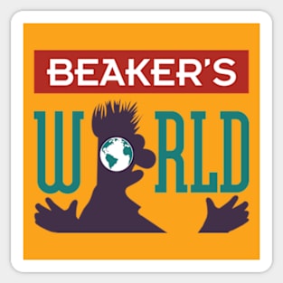 Beaker's World Sticker